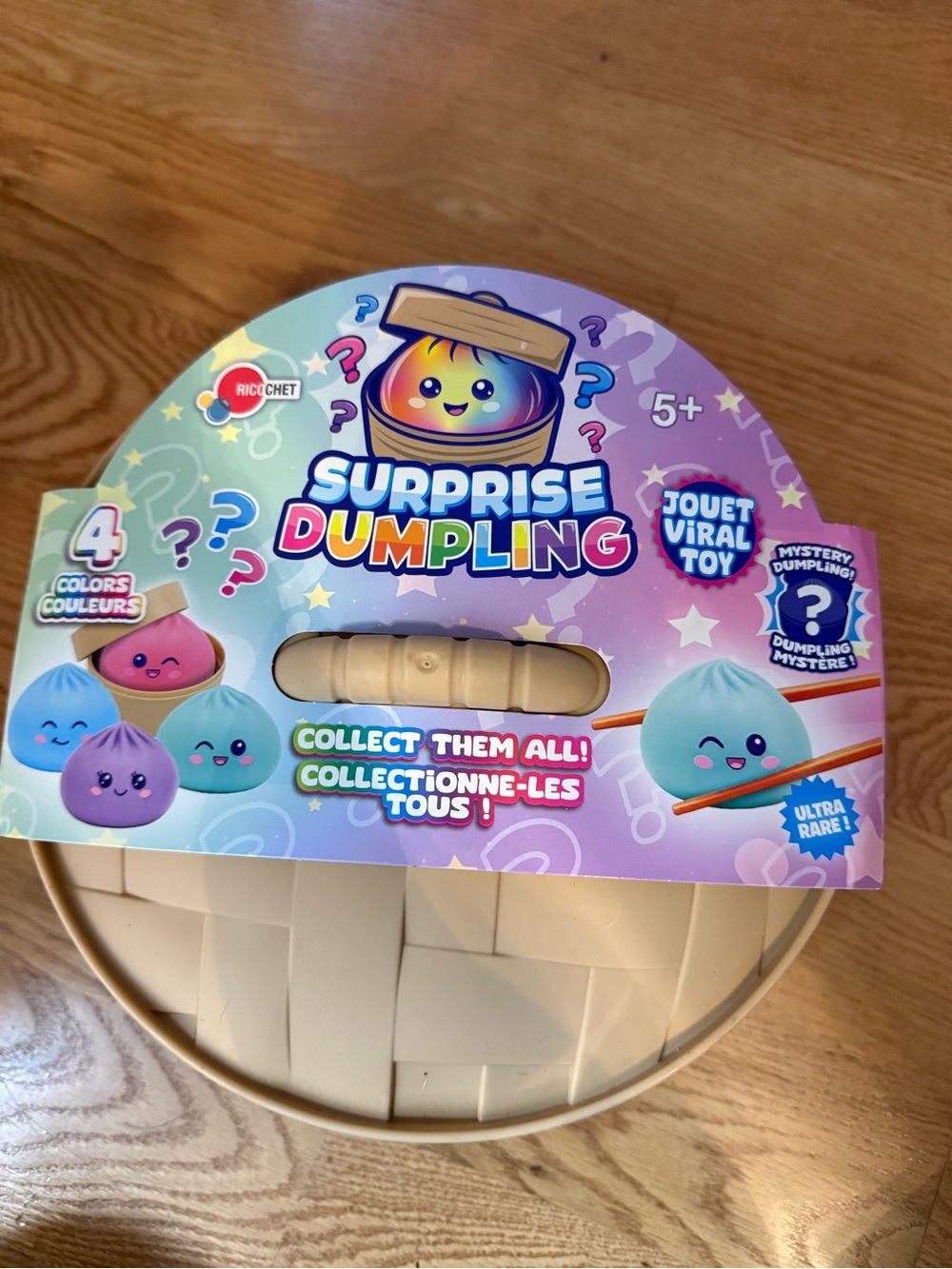 JUMBO Surprise Dumpling 10-Inch Squeezy Viral Toy NEW  by Ricochet
